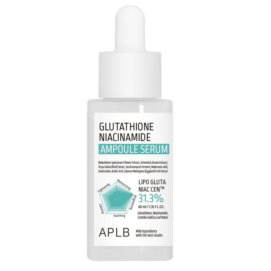 Сыворотка для ухода за кожей APLB Glutathione Niacinamide Ampoule Serum, осветляющая, 40 мл