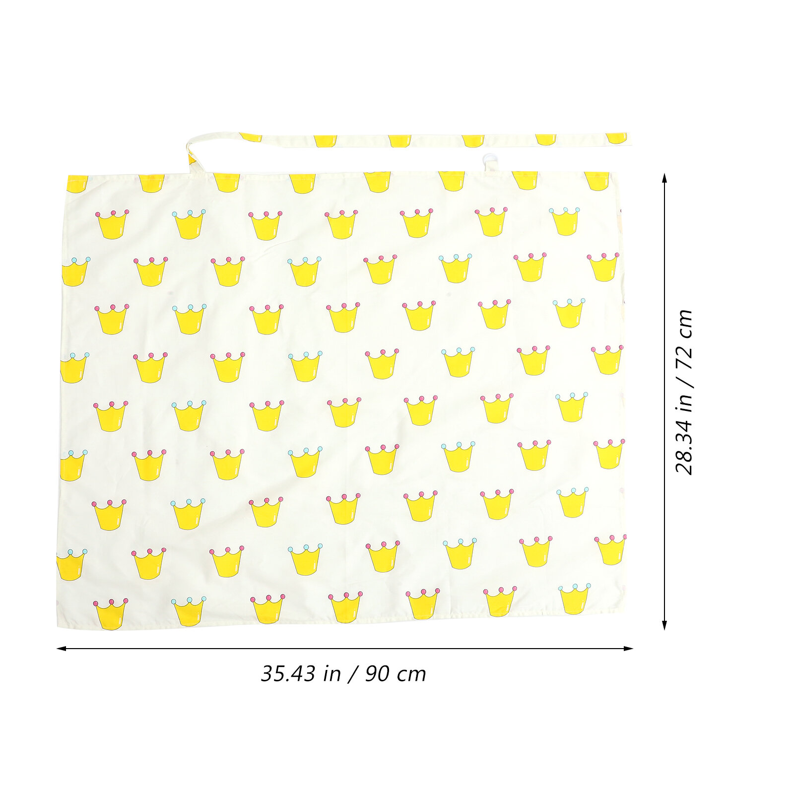 Покрывало Для Кормления С Полоской Из Хлопка 90.00X76.00X0.50Cm