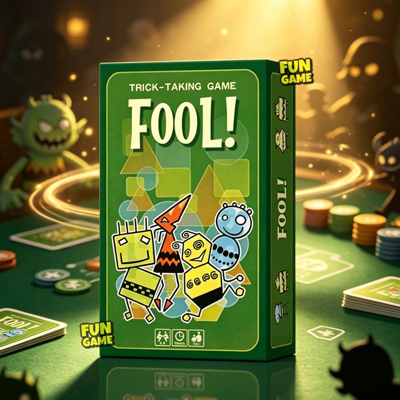 Настольная Карточная Игра Fool! Для 4-8 Игроков Семейная Настольная Игра, Английская Версия