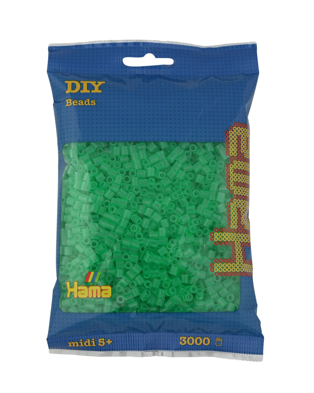 Мозаика Hama MIDI, зеленый, 3000 шт