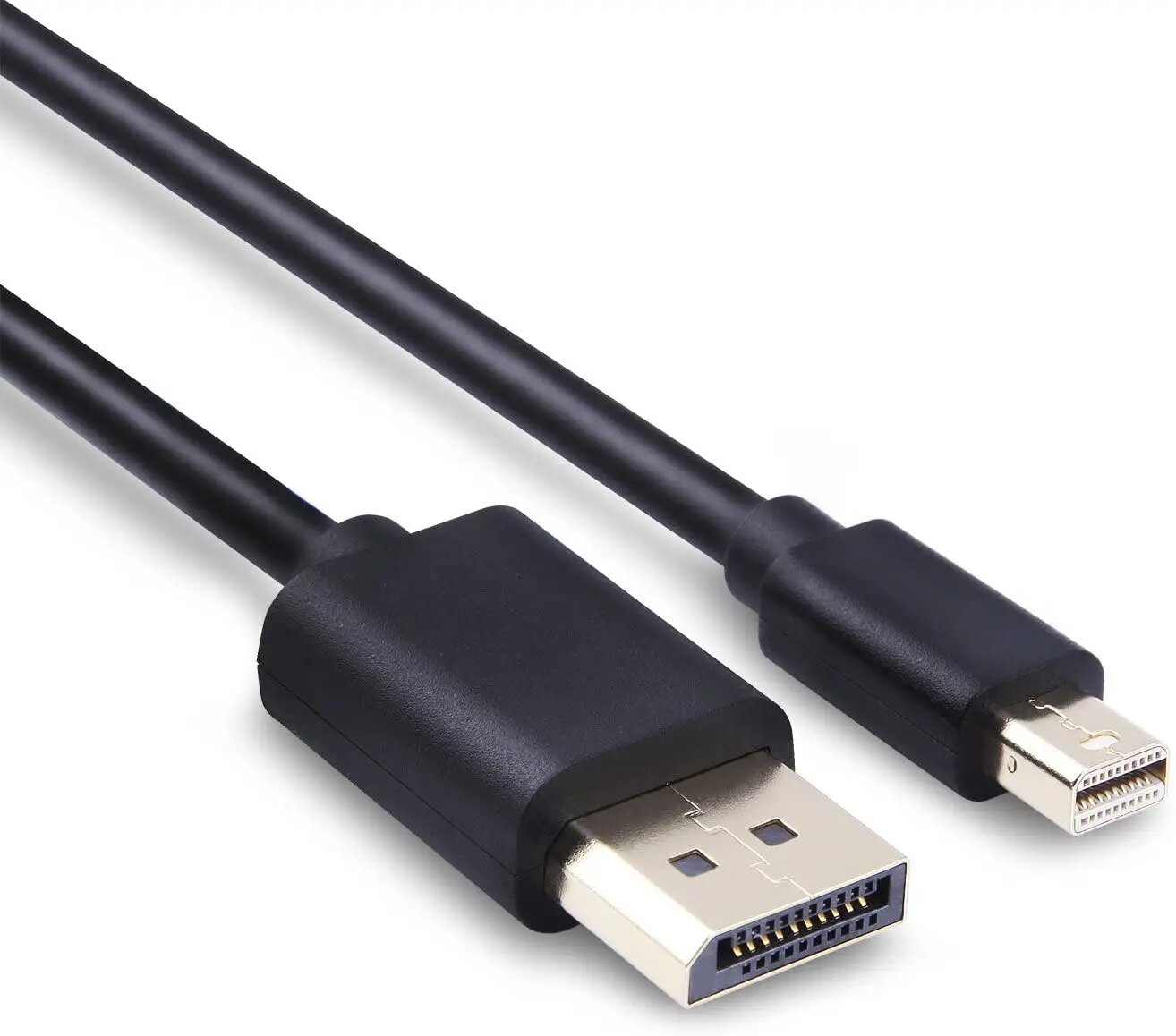 Кабель Mini DisplayPort - DisplayPort HDmatters 3 м 144 Гц 4К 60 Гц HDR Черный, Black, 3m