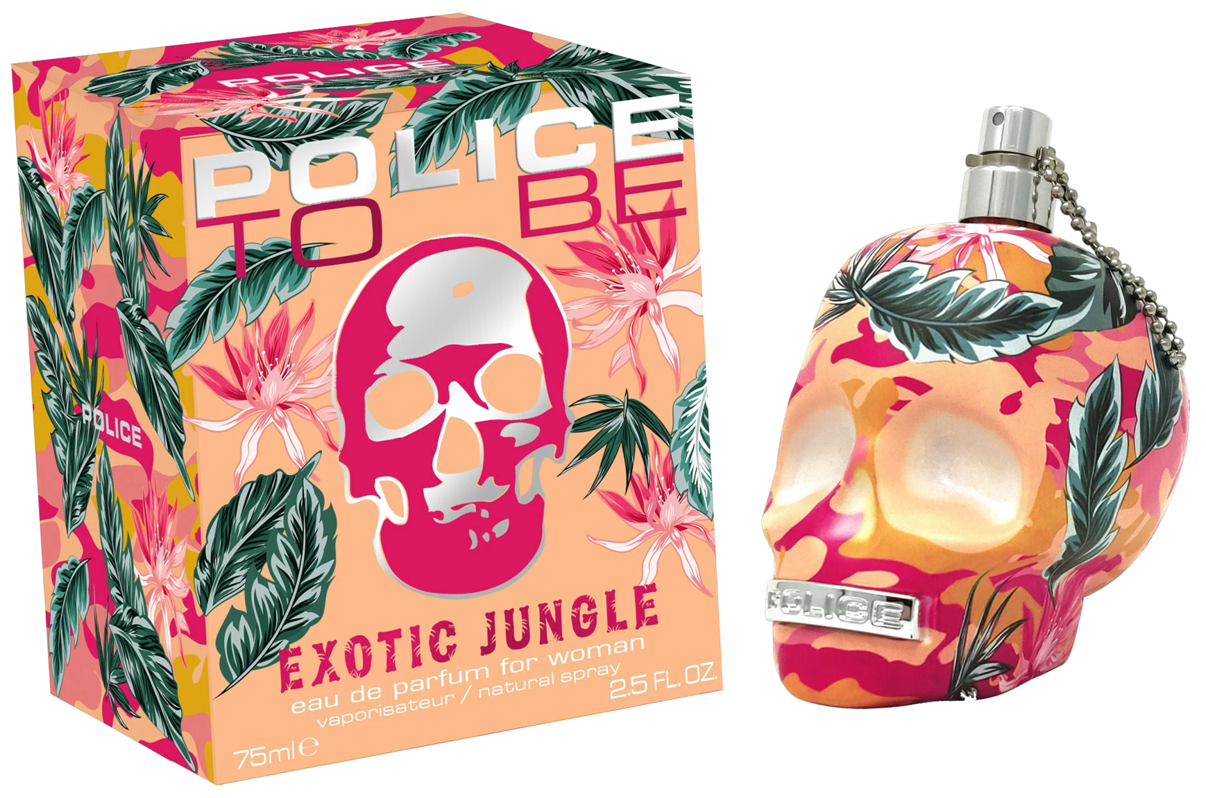 Духи для женщин Police To Be Exotic Jungle For Women 40 мл / Полис Ту Би Экзотик Джангл Фор Вумен