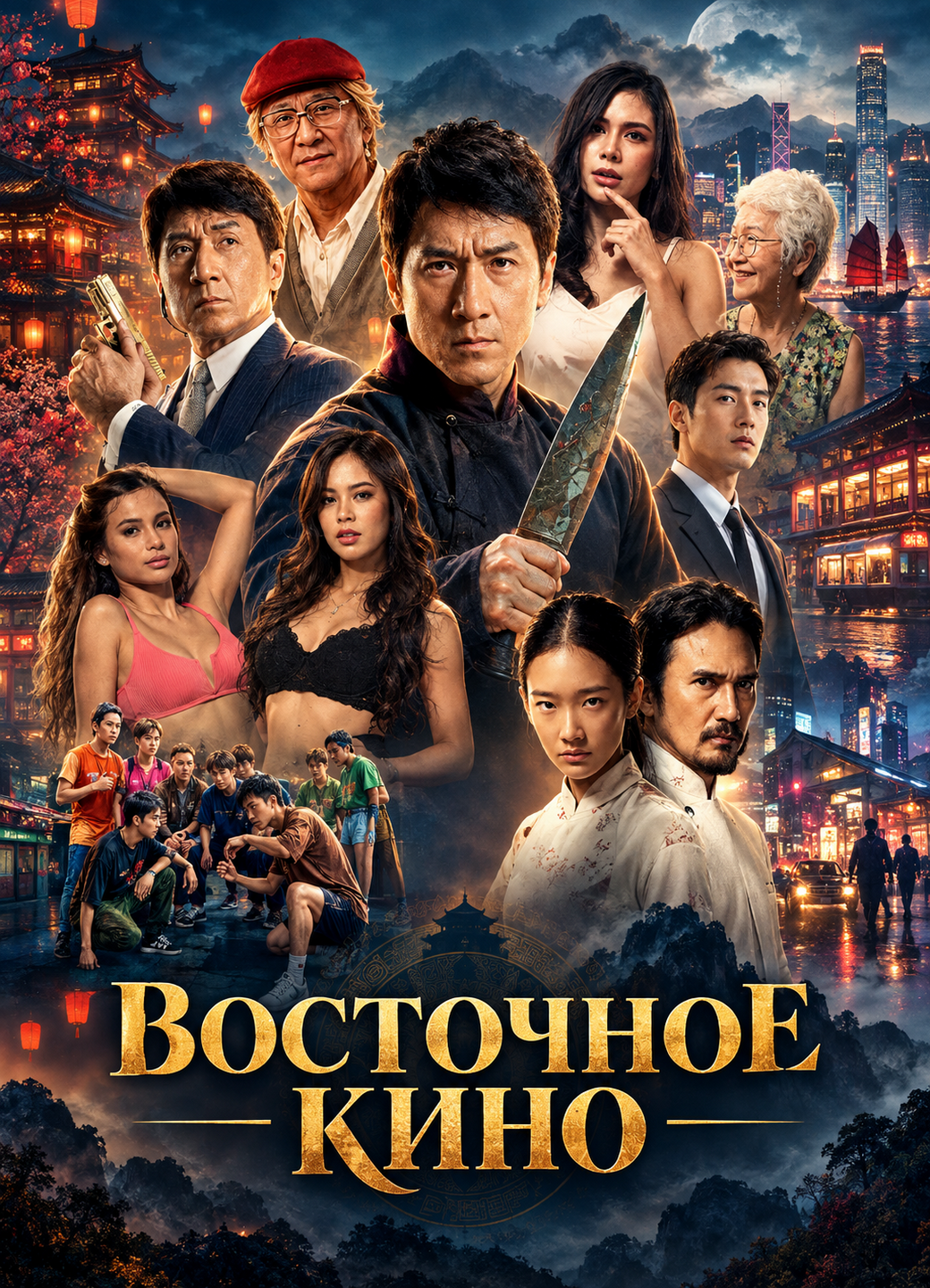 Сборник фильмов "Восточное кино" на флеш-носителе 64 Гб, 33 фильма, металлический корпус