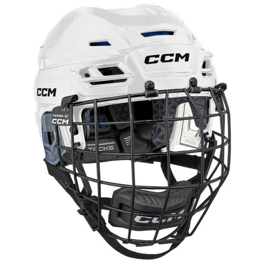 Шлем хоккейный полевого игрока с маской CCM Tacks 310 Combo S26 JR white