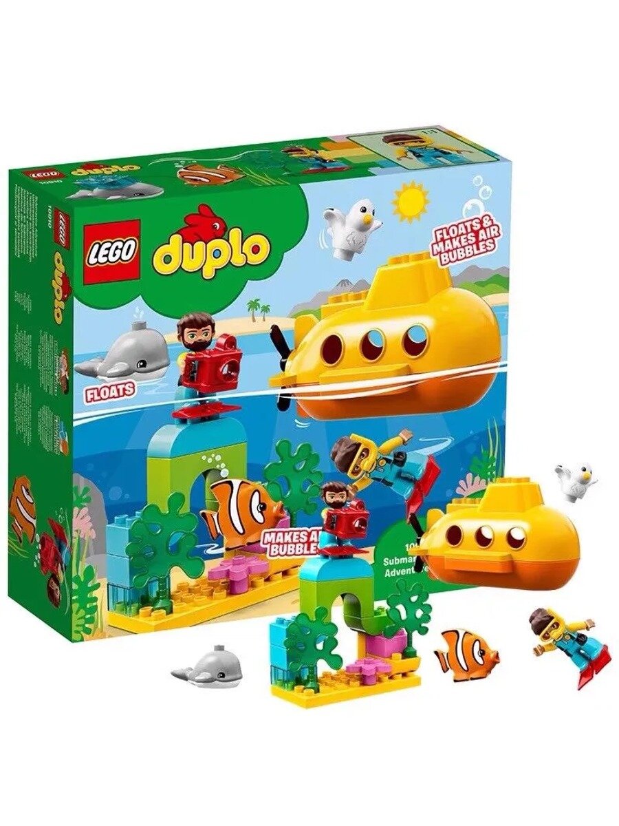 Конструктор Duplo 10910 Приключения подводной лодки, 24 элемента