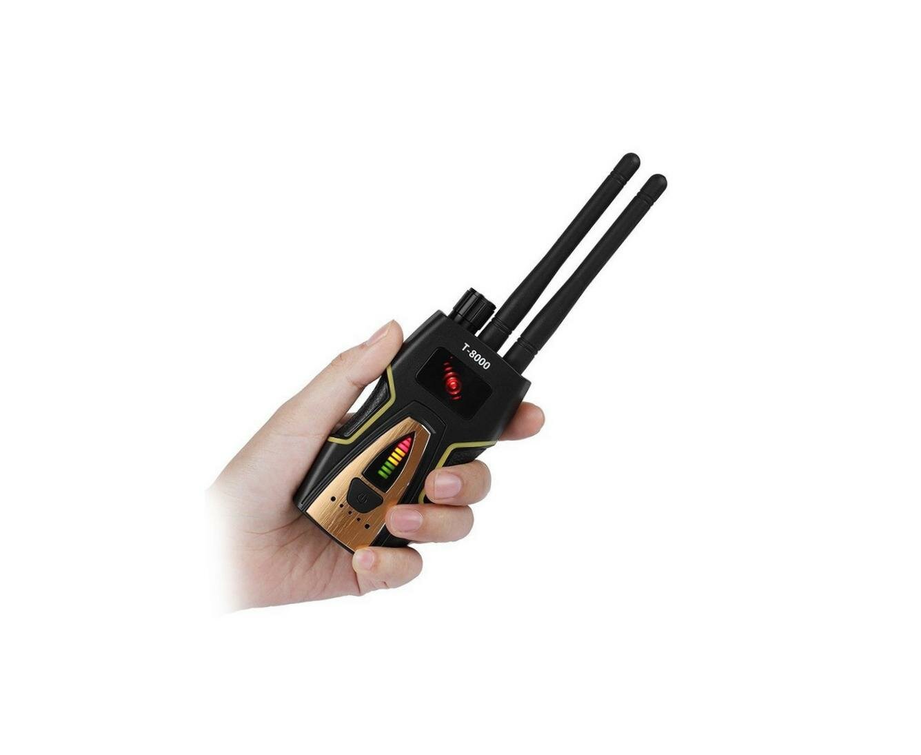 Прибор Antibug T(8000) Hunter (S18452HUN) для комплексной проверки помещений: фиксирует передачу данных в диапазоне 1 МГц–8 ГГц, 2 режима работы, ин