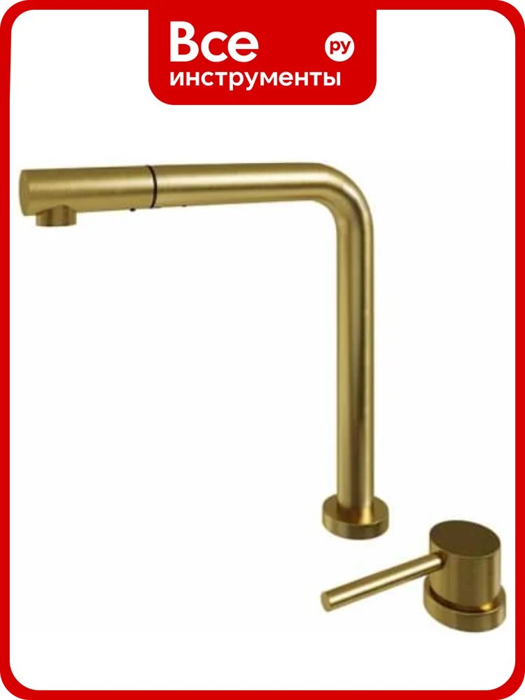 , смеситель кухонный EMAR ЕС - 7027 PVD Golden
