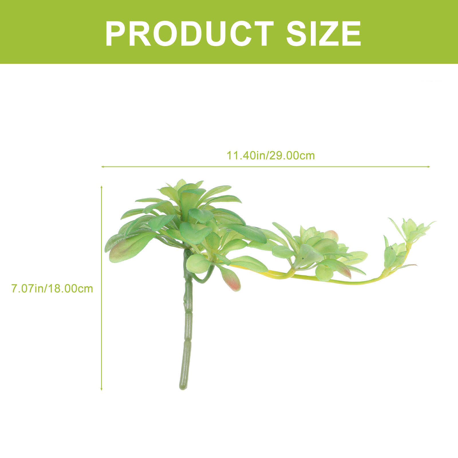 Одна Штучка Реалистичного Суккулента ДИЙ Ротанговое Украшение Растения Для Аранжировки Цветов 29.00X18.00X13.00Cm