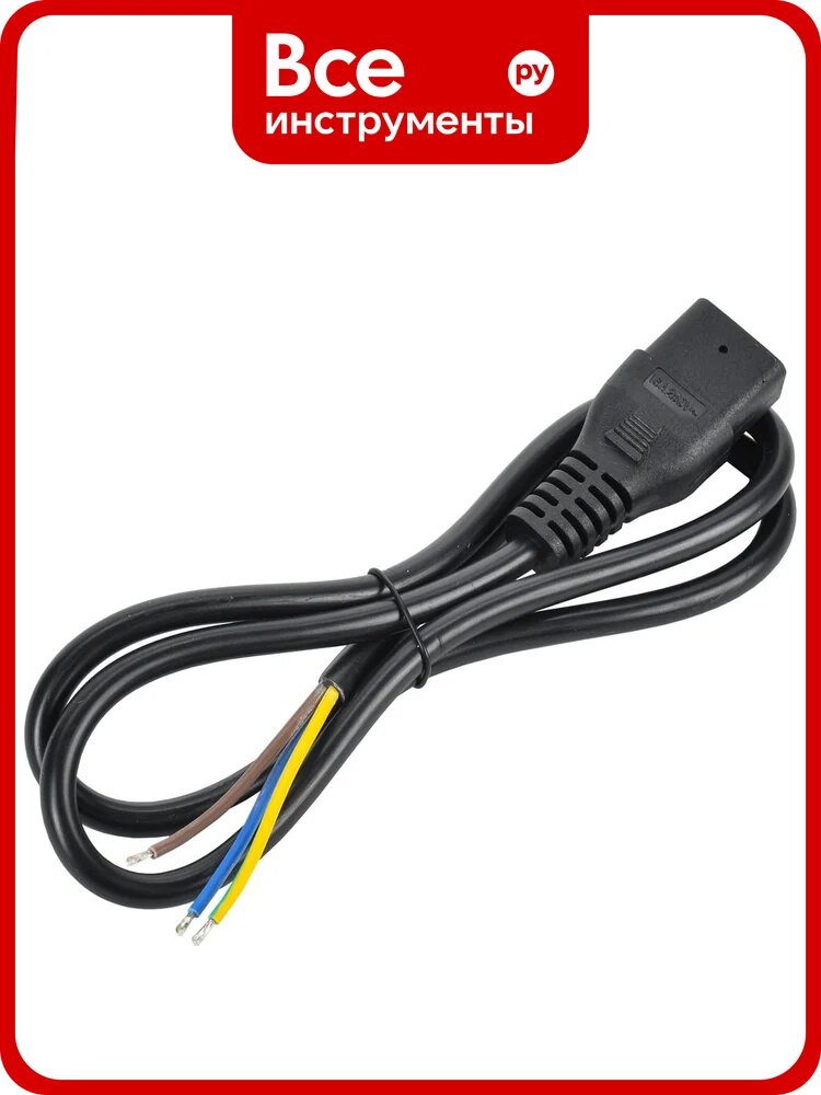 Кабель электропитания ITK pdu 3x1,5, 1м, c19-б/р PC-C19-1M