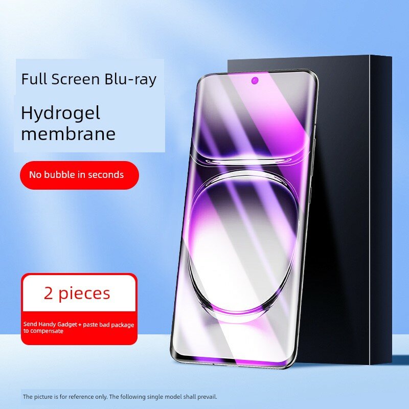 OPPO Reno12 Квантовая водяная гелевая пленка с защитой от синего света, 2 листа для полного покрытия