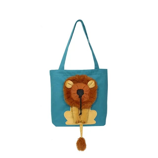 Переноска для кошек Cartoon Lion Синий, Blue