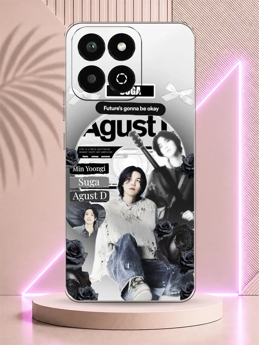 Чехол на Honor X7C BTS Suga