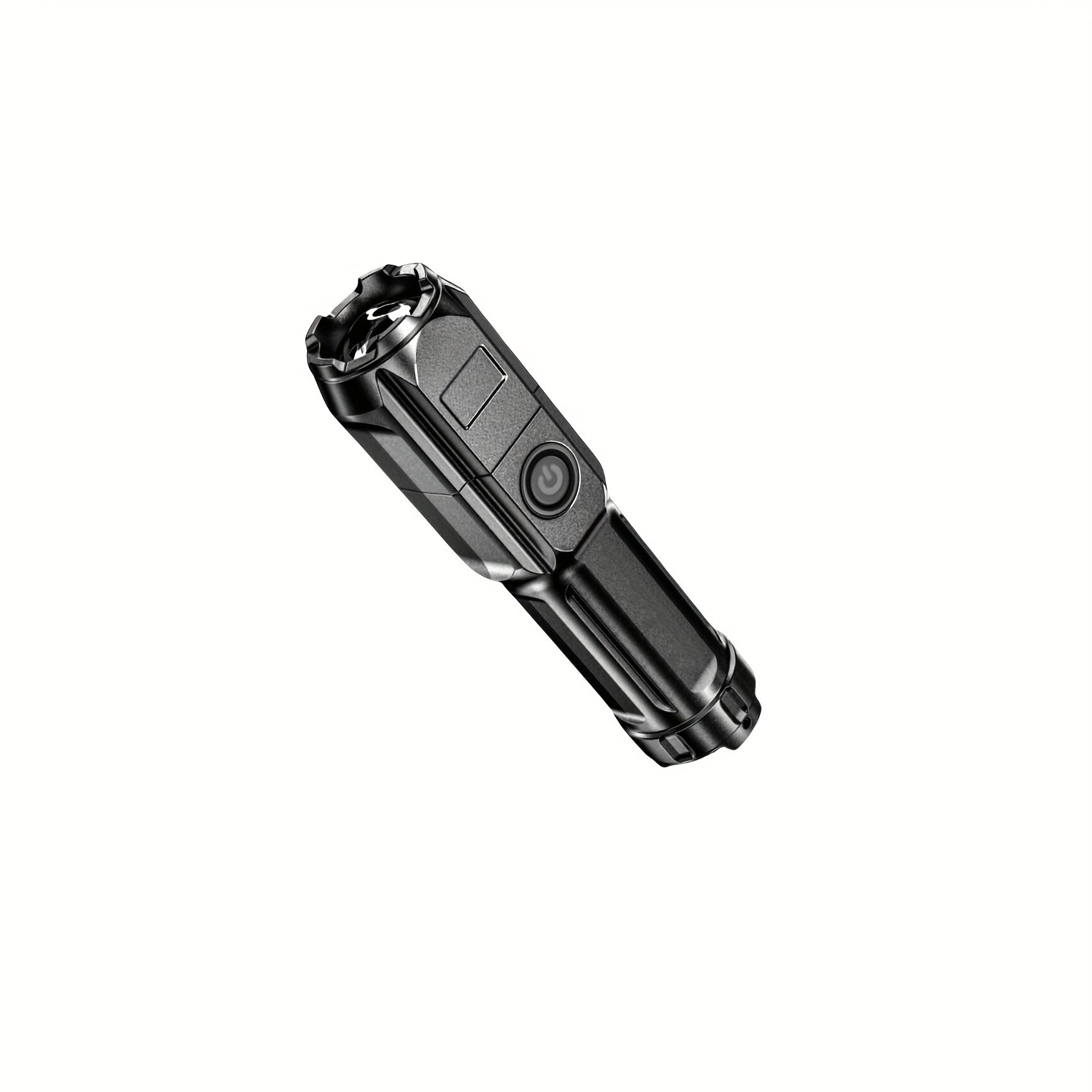Ручной сверхъяркий фонарик с USB-зарядкой, телескопическим зумом и 3 режимами свечения (красный/зеленый/белый), функция пауэрбанка, для кемпинга и аварийных ситуаций