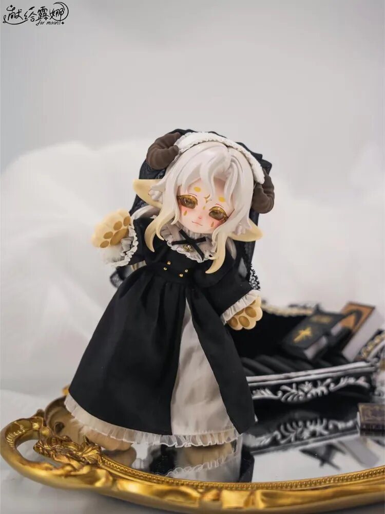 Фигурка BJD 1/12 Черный, Цвет: open confirm D