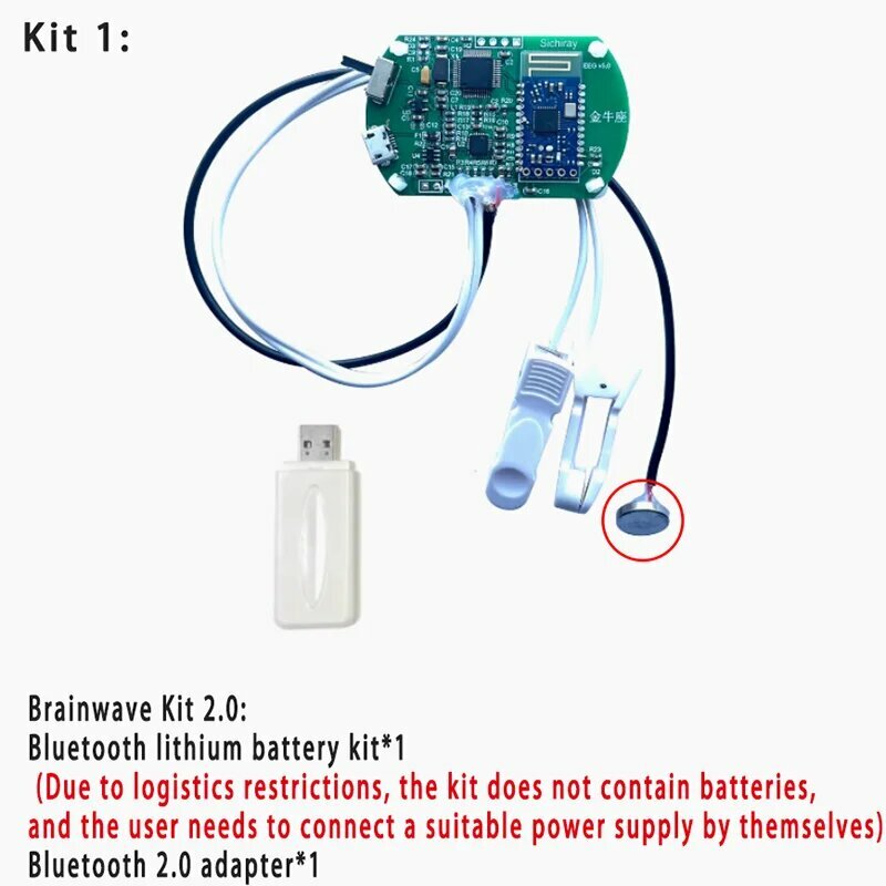 Brainwave Kit 2.0 Bluetooth Lithium Battery