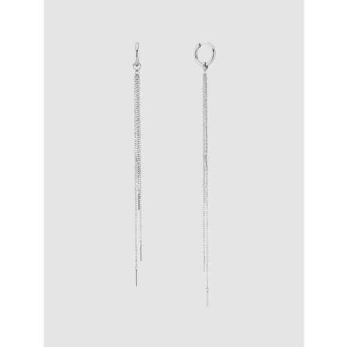 фото Серьги цепочки душа_brand, серебристый