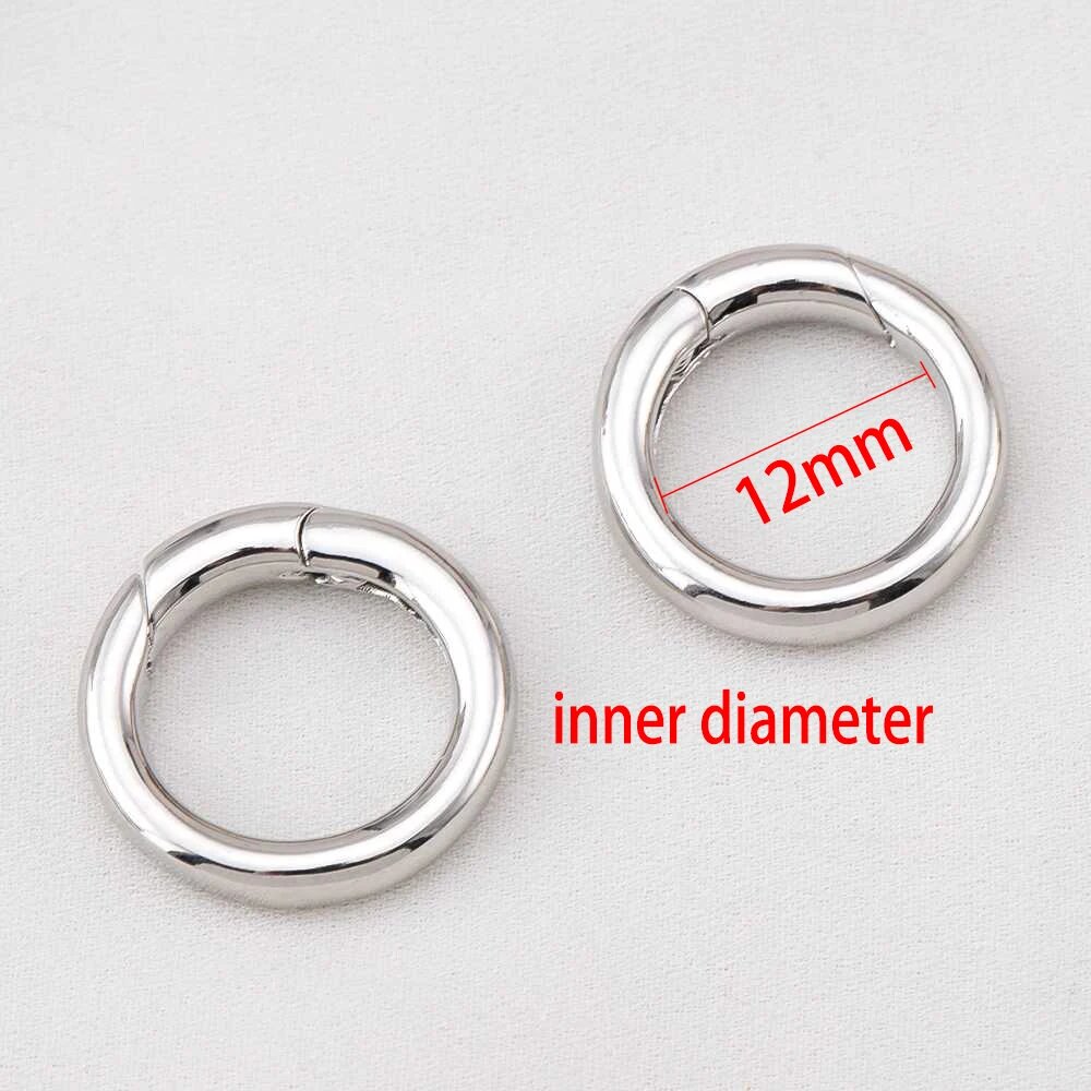 MOONMADE Круглые Пружинные Застежки-Карабины из Металла 18K Золотого цвета 2 pieces, 02