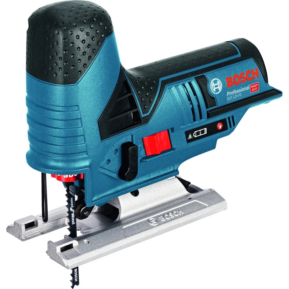 Bosch Акк. Лобзик GST 12 V-Li 06015A1001 поставляется без аккумуляторов