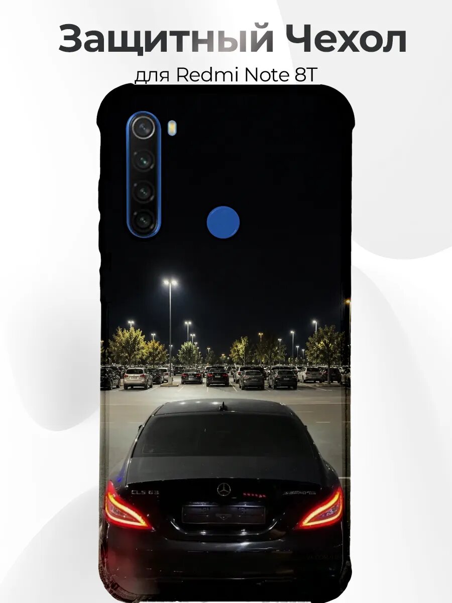Чехол Redmi Note 8T черный CLS 63 банан