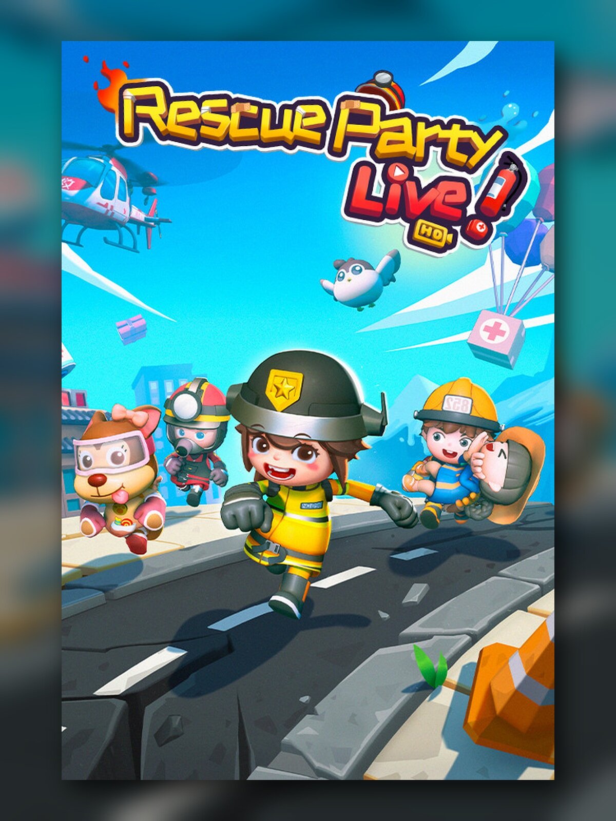Игра Rescue Party: Live! Steam Gift |PC/ПК| регион Аргентина | Подарок Стим