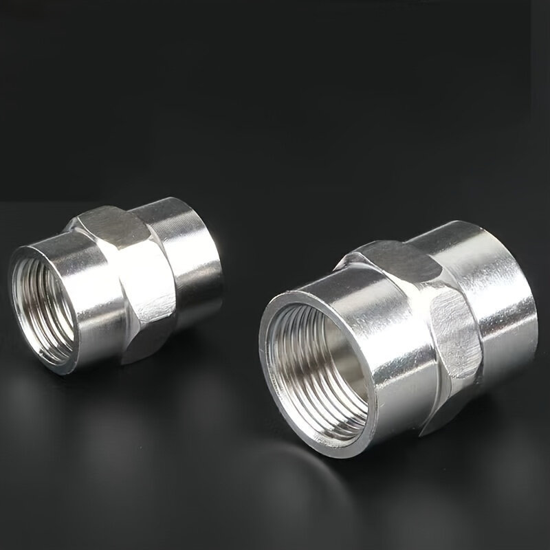 Адаптер для подключения душевого шланга, резьба G1/2" на G1/2", 2 шт.