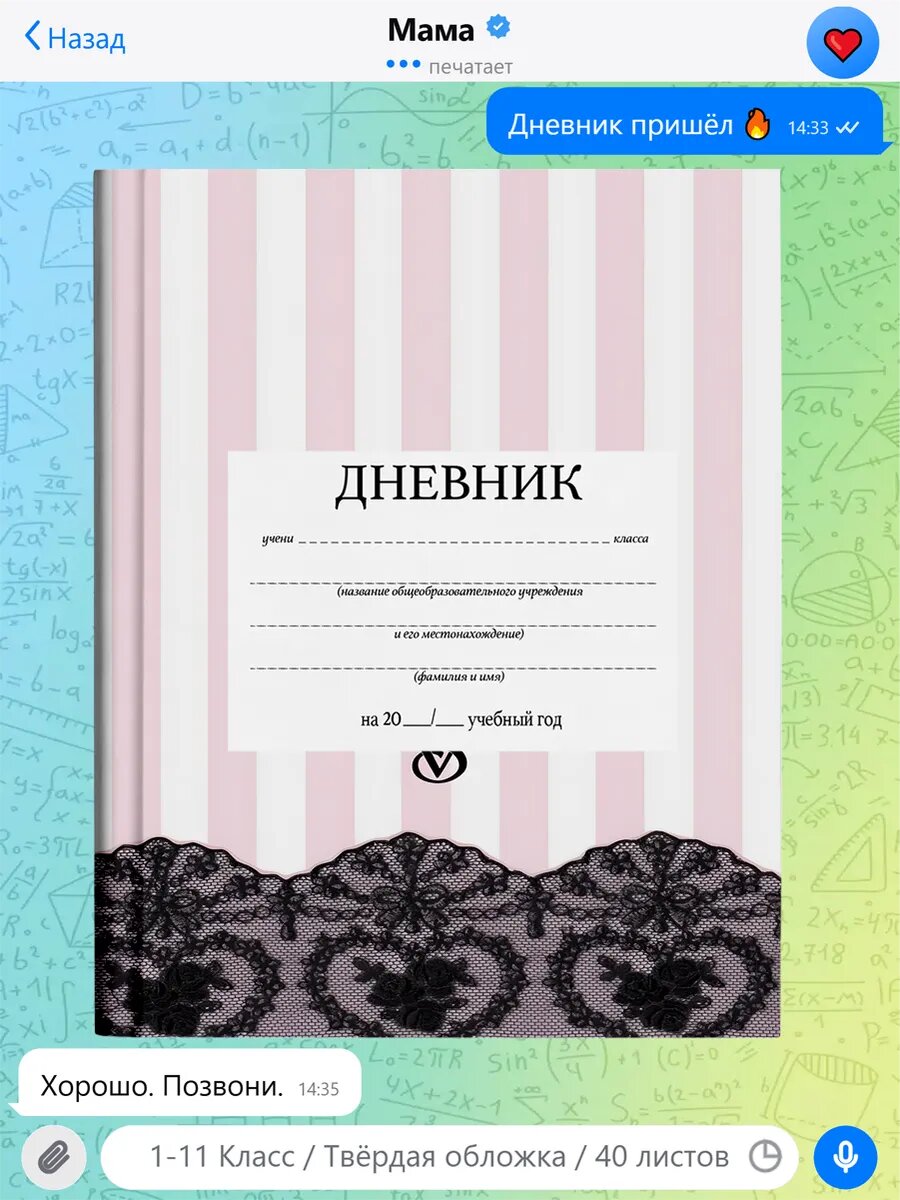 Школьный дневник с принтом y2k pinterest
