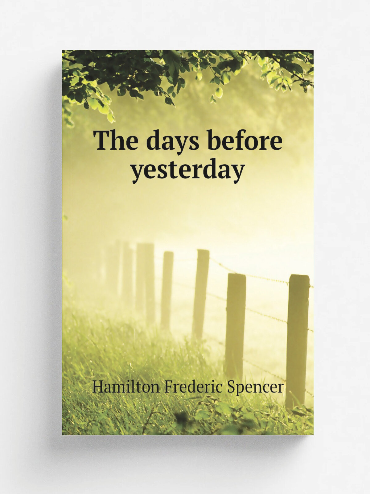 The days before yesterday | Hamilton Frederic Spencer | Репринт