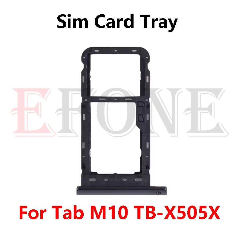 Держатель SIM-карты Lenovo Tab M10 FHD X505 Black