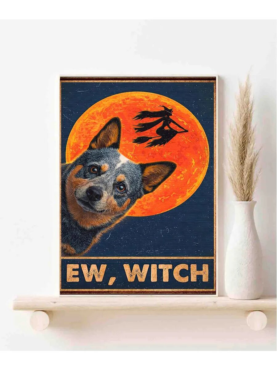 Австралийская пастушья собака, EW Witch, Плакат 30x42см
