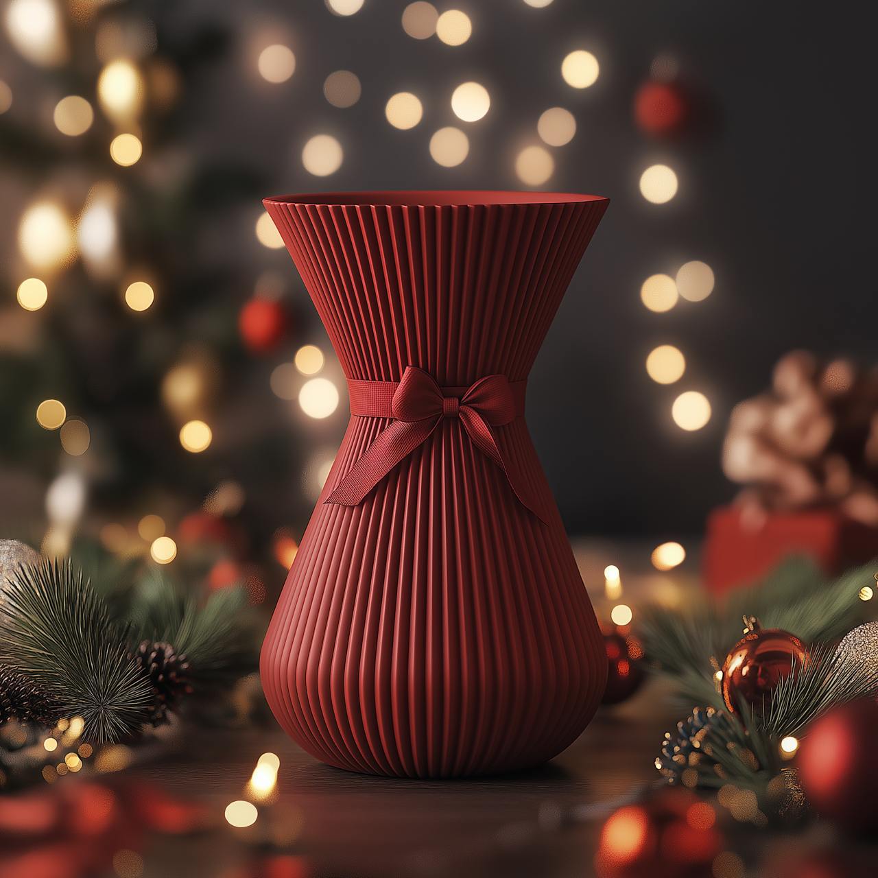 Ваза декоративная дизайнерская, 3D-печать, 3DOPRU арт. VASE-PR-1099006
