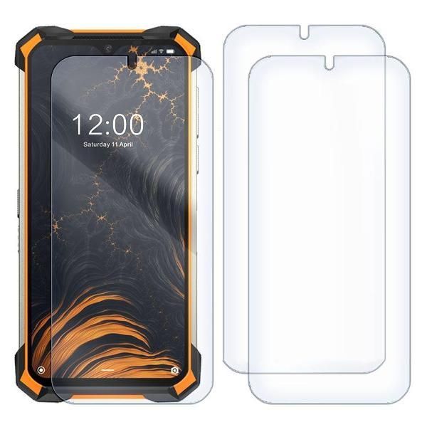 Комплект из 3-x защитных гибридных стекол Krutoff для Doogee S88 Pro