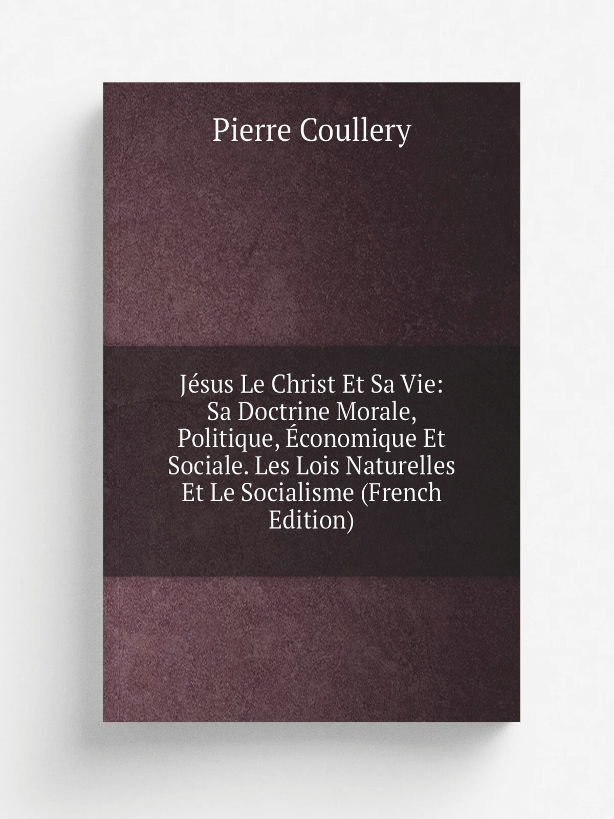J.sus Le Christ Et Sa Vie: Sa Doctrine Morale, Politique, . conomique Et Sociale. Les Lois Naturelles Et Le Socialisme (French Edition) | Pierre Coull…