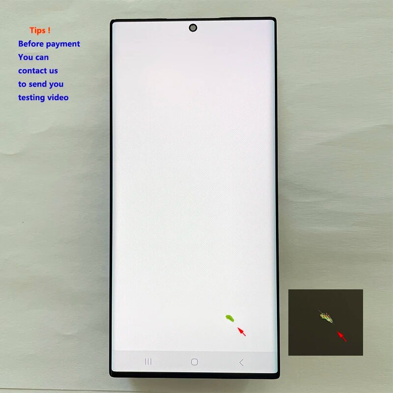 SUPER AMOLED S908 ЖК-дисплей для Samsung S22 Ultra, сенсорный экран 6,8 дюйма с рамкой для S22U S908B S908U, экран с дефектом