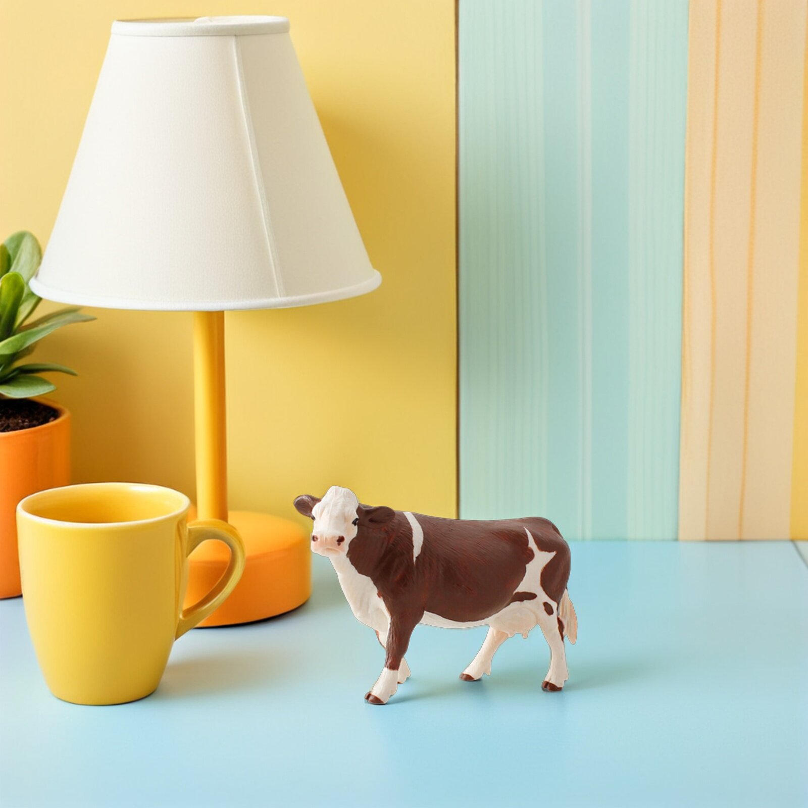 Игрушка В Forme Коровы Декоративная Фигурка Для Дома Белый 13 5×7 5м