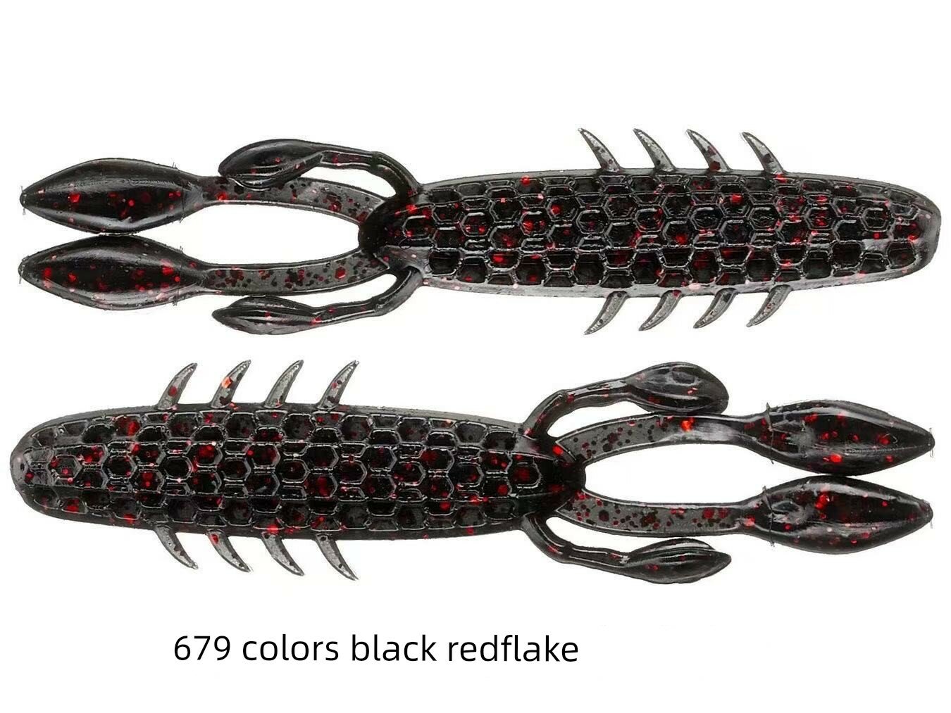 Netbait Eko Craw Hex Tek Texas Shad Fishing Bait 3,5 дюйма, 10 шт. в упаковке, цвет 679 Классический стиль