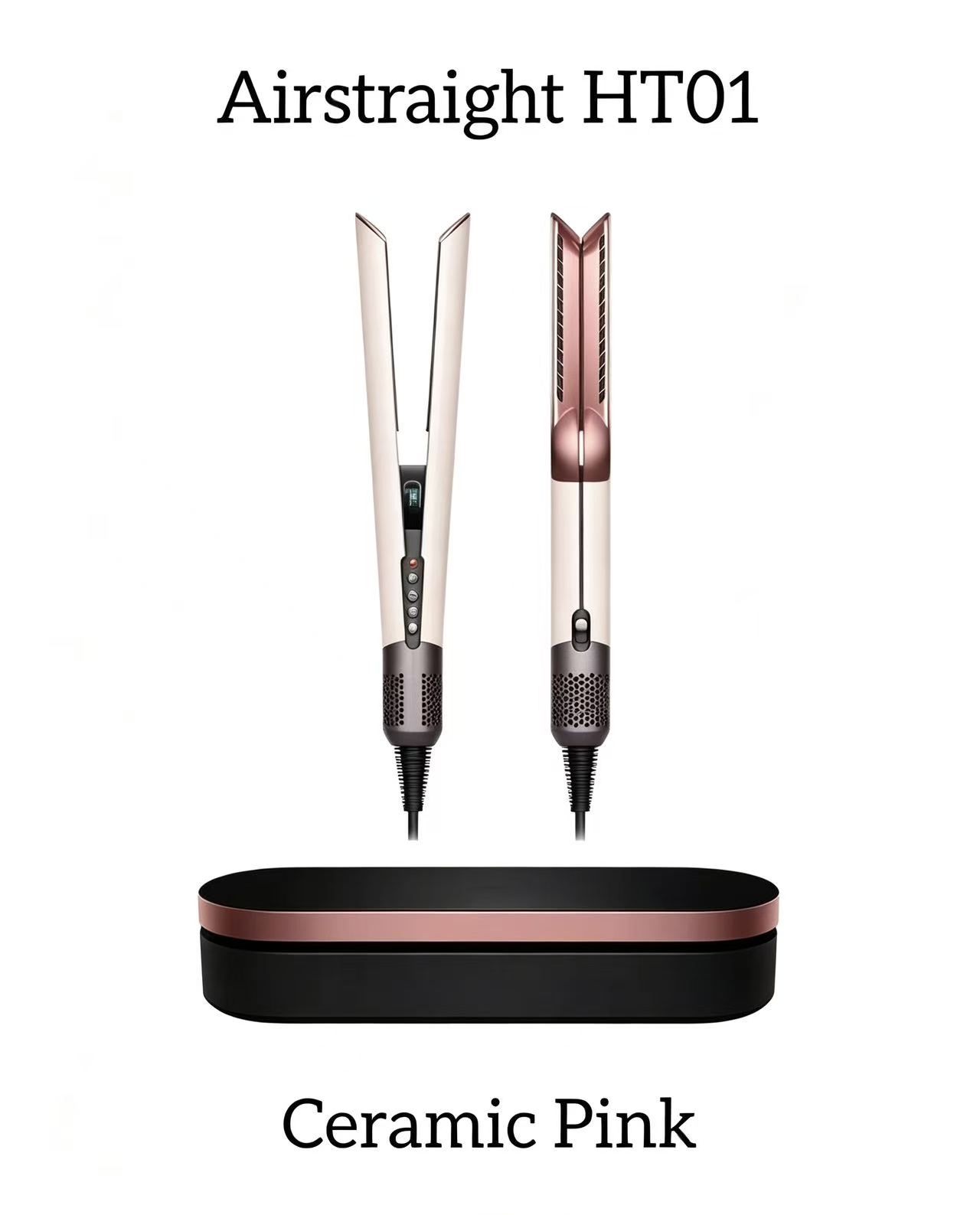 Выпрямитель Airstrait HT01 с кейсом Ceramic Pink (розовый) EU / вилка РФ