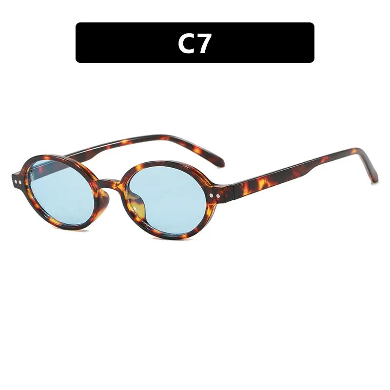 Солнцезащитные очки FELRES овальные, Leopard Blue, +325