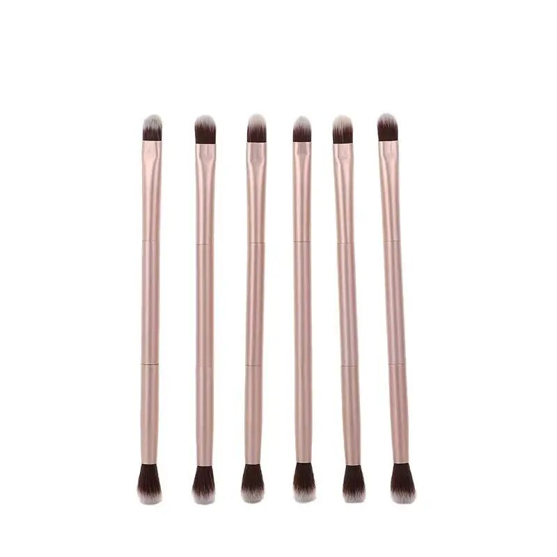 Кисти для макияжа глаз, 6 шт, Rose Gold