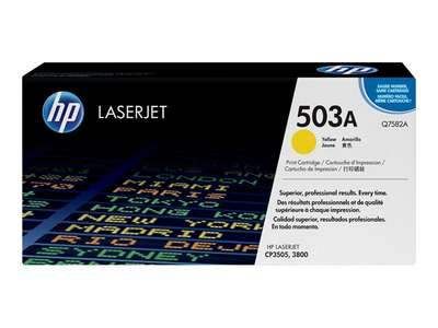 Тонер-картридж HP Q7582A, жёлтый для HP Color LaserJet 3800, 3800dn, 3800dtn, 3800n, CP3505, CP3505dn, CP3505n, CP3505x