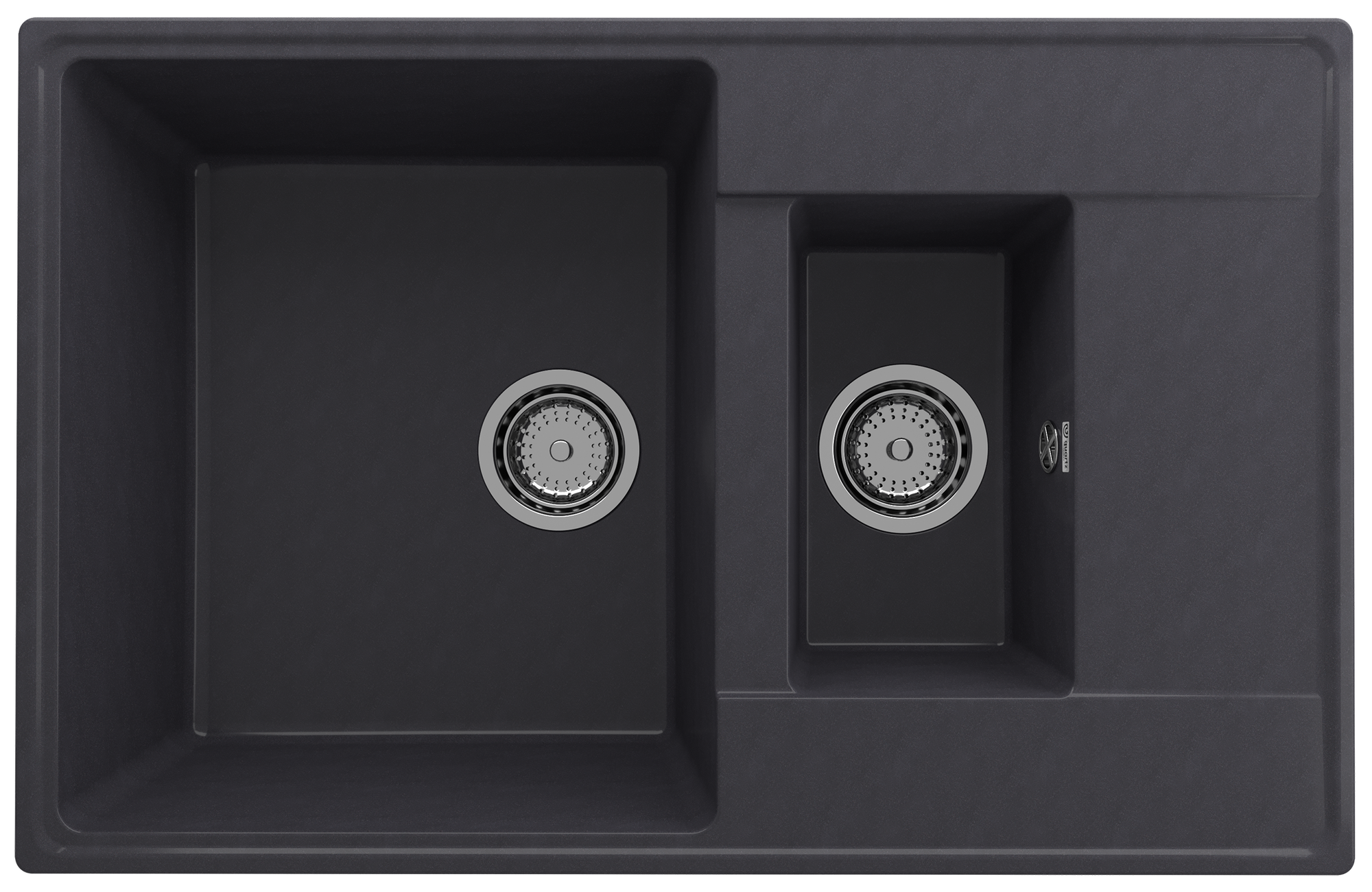 Мойка ULGRAN Кварц (Quartz) Прима (Prima) 780 1,5 K-08 космос