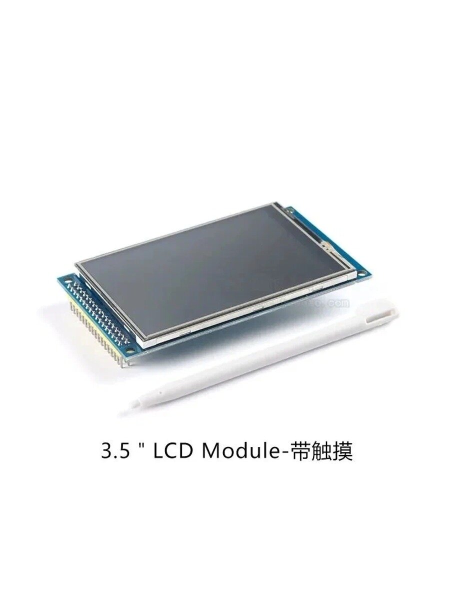 Модуль дисплея TFT LCD 3.5 дюйма сенсорный экран ILI9486, Цвет черный
