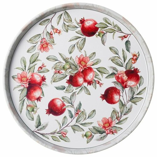 Поднос сервировочный agness 33*2,1 см