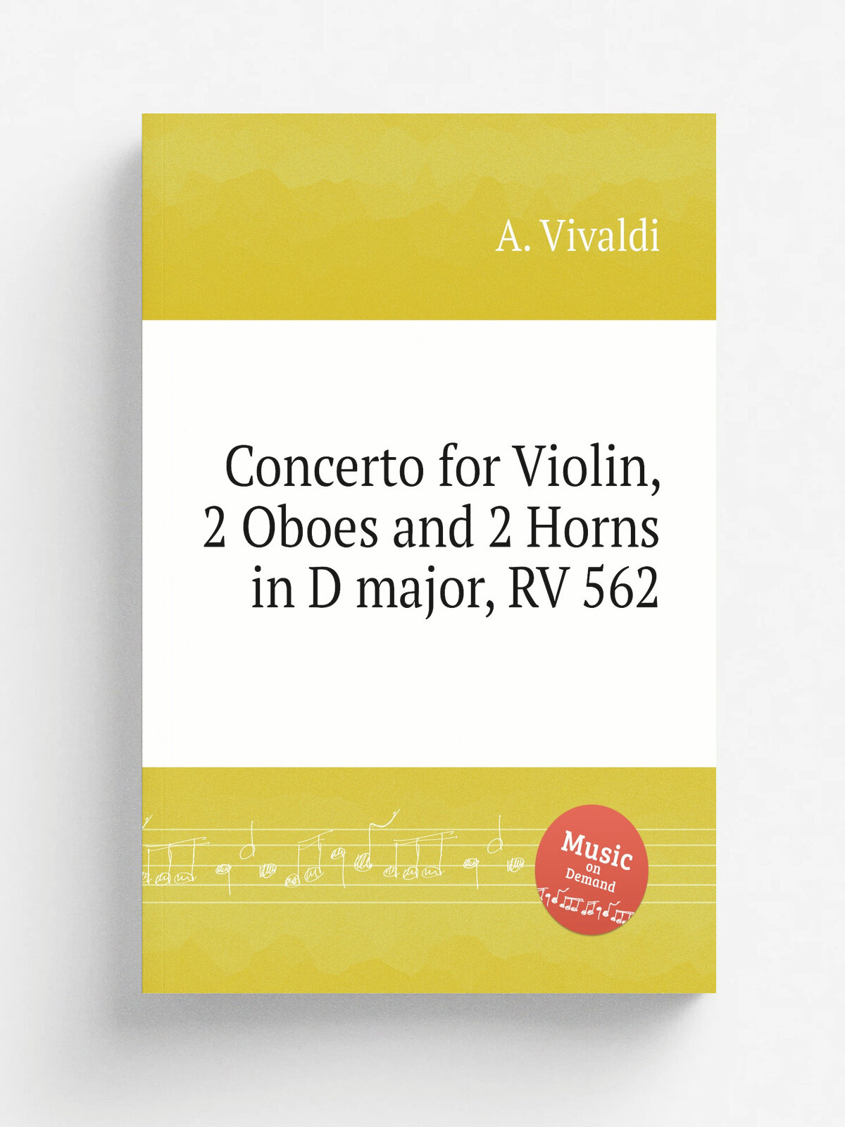 Concerto for Violin, 2 Oboes and 2 Horns in D major, Rv 562 | A. Vivaldi | Репринт