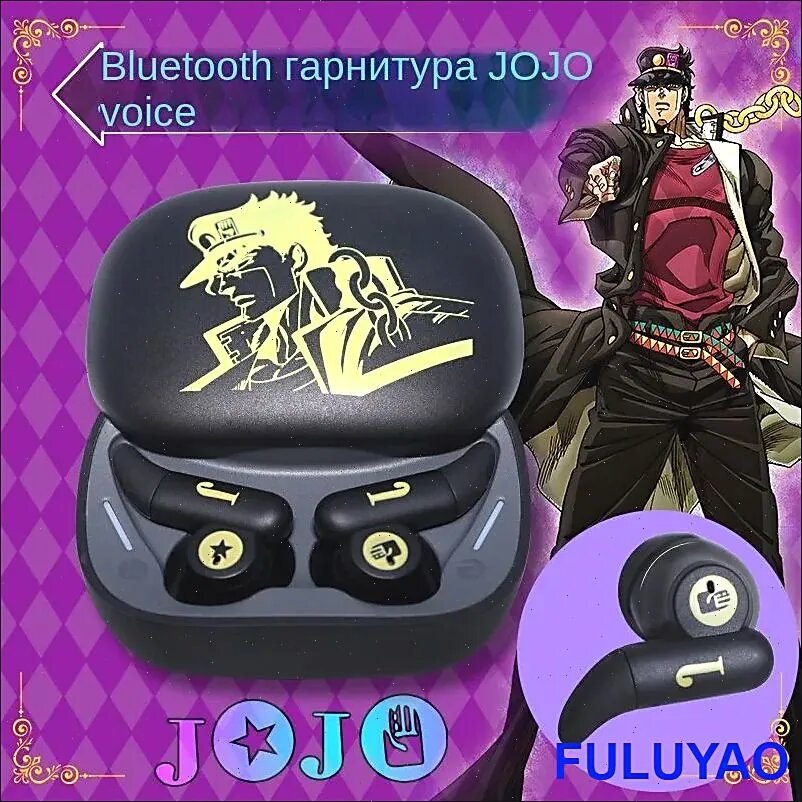 Наушники беспроводные JoJo, внутриканальные, черный, Bluetooth 5.3, активное шумоподавление