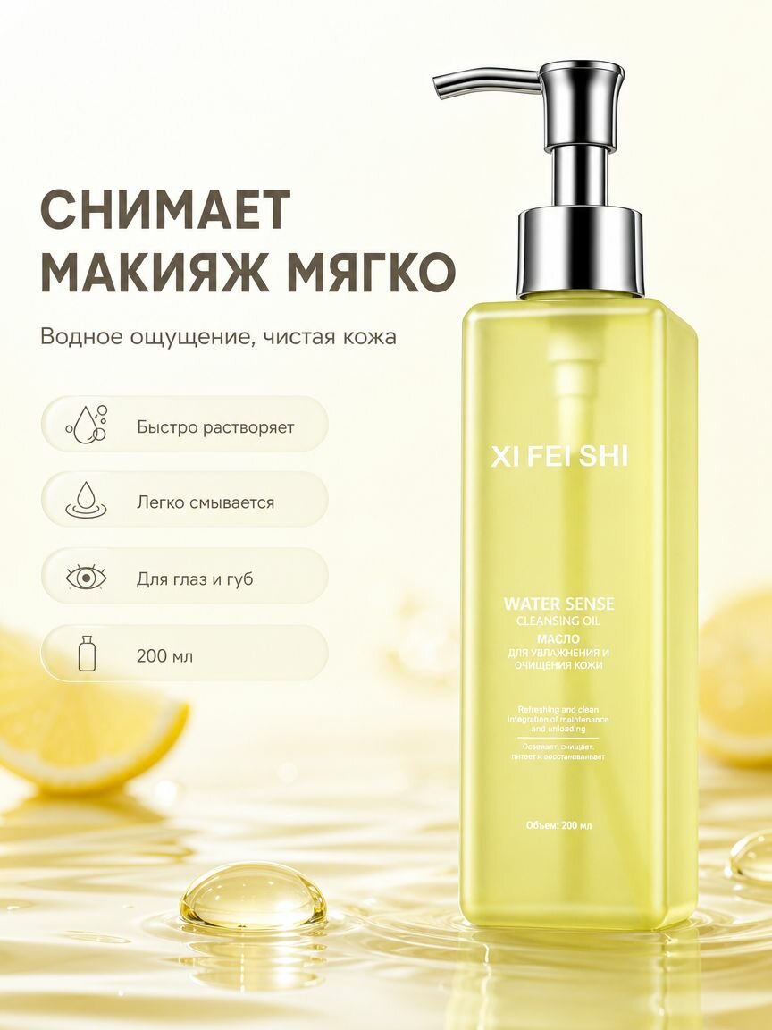 Масло для снятия макияжа 200 мл