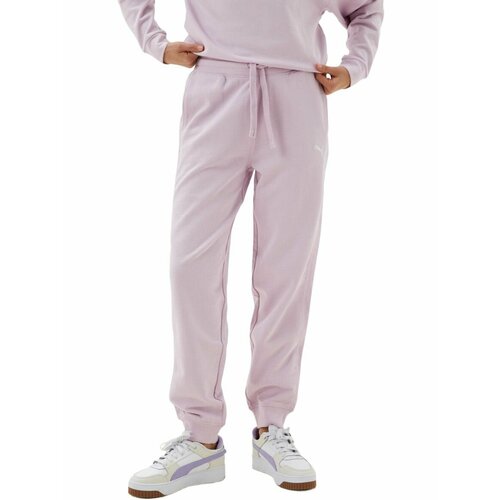 фото Брюки спортивные puma her women's high-waisted trousers, размер s, сиреневый