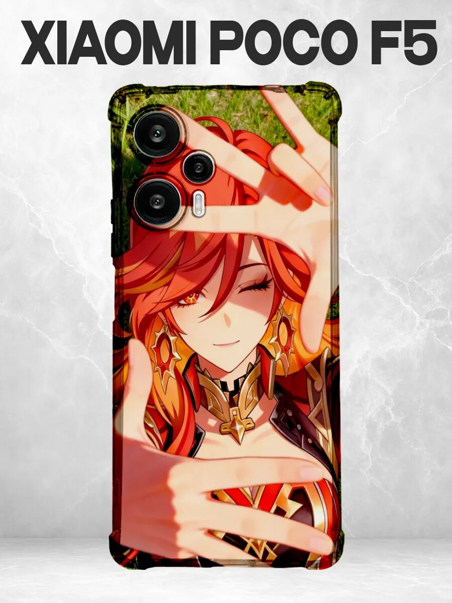 Чехол на Xiaomi Poco F5 геншин Мавуика