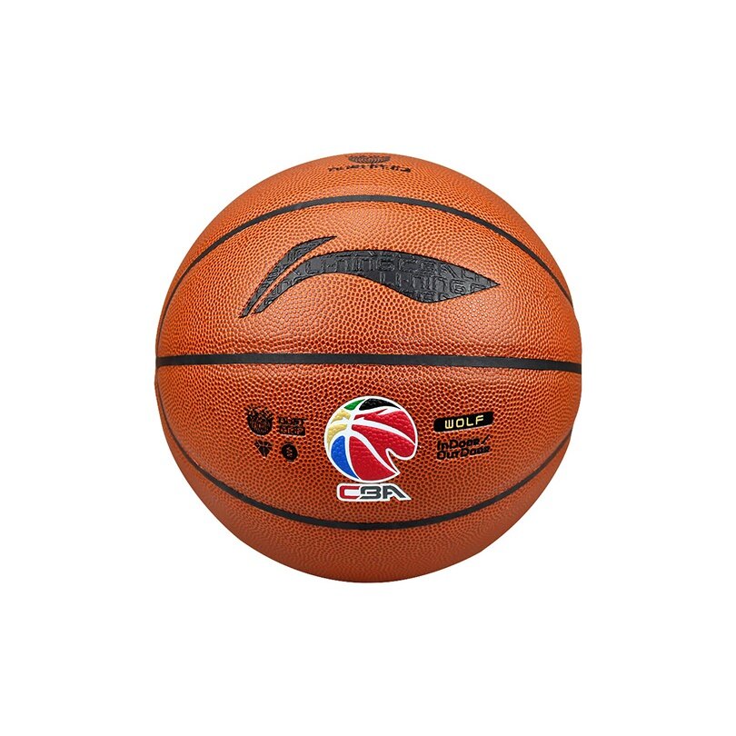 Баскетбольный мяч унисекс Li Ning CBA Collection LBQK857 1 Pu, коричневый, размер 7