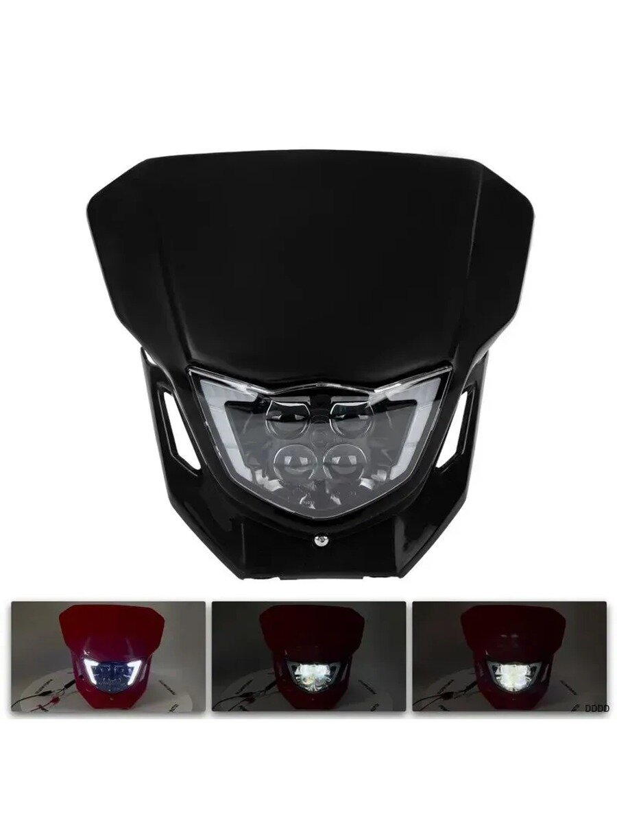 Светодиодные фары для мотоциклов Yamaha BSE Kayo WR YZ 250F 450 TT125 T2 Z4 MX, внедорожные