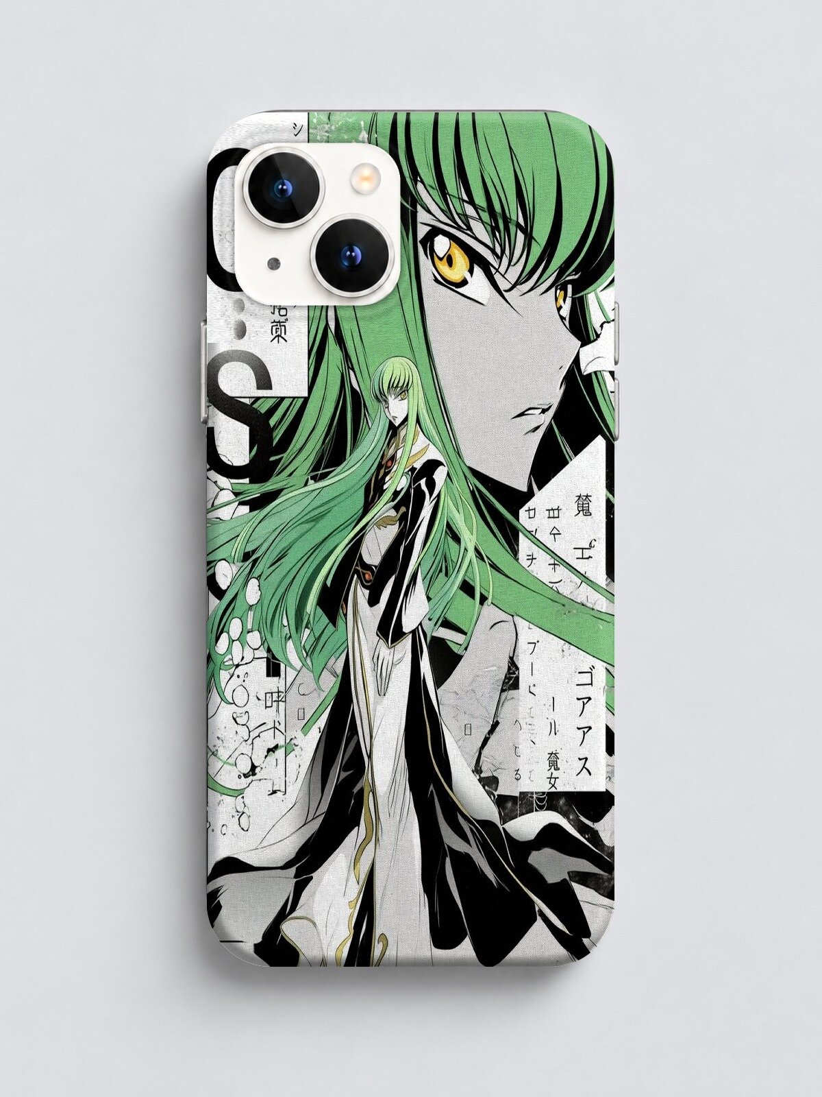 Прозрачный чехол на iPhone 14 C C Code Geass
